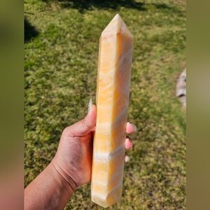 Orange Calcite Tower
